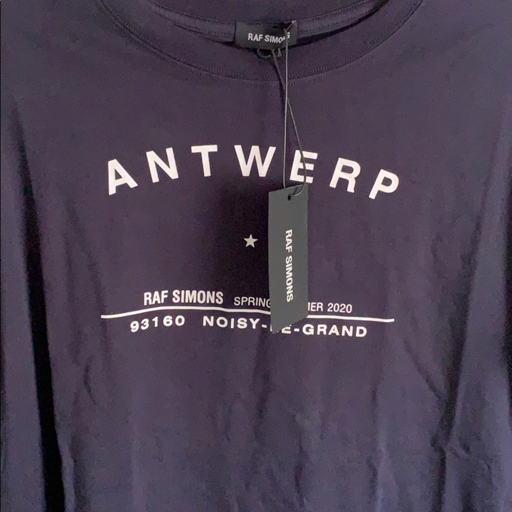 Raf simons black shirt